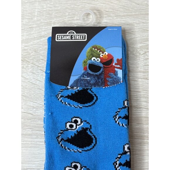 Cookie Monster Socks Crazy Fun Graphic Novelty Dad Gift Wacky Silly Odd Cool Men - Picture 2 of 4